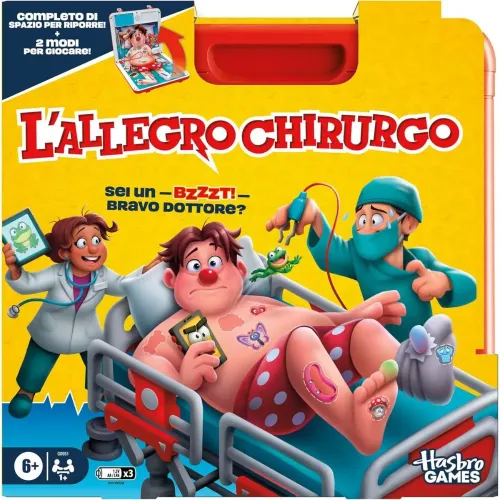 L'Allegro Chirurgo Hasbro, confezione del gioco
