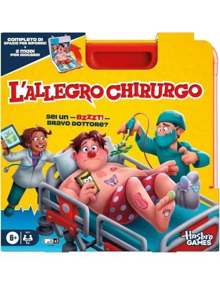 L'Allegro Chirurgo Hasbro, confezione del gioco