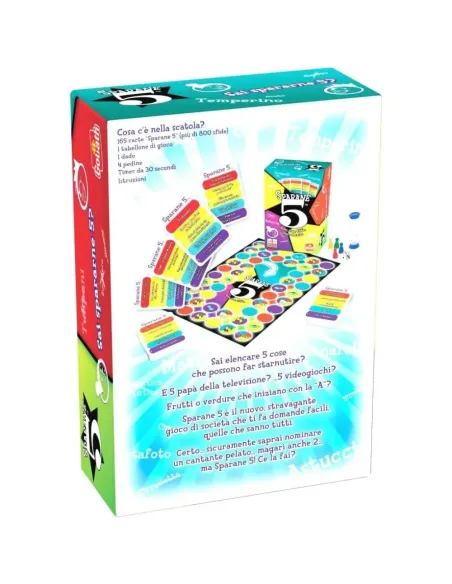 Sparane 5, gioco di parole Nomi Cose Città Animali