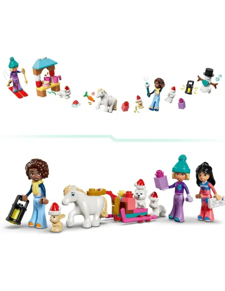 LEGO 42698 personaggi Friends invernali