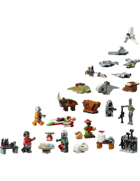LEGO Star Wars Calendario dell'Avvento 2026, contenuto