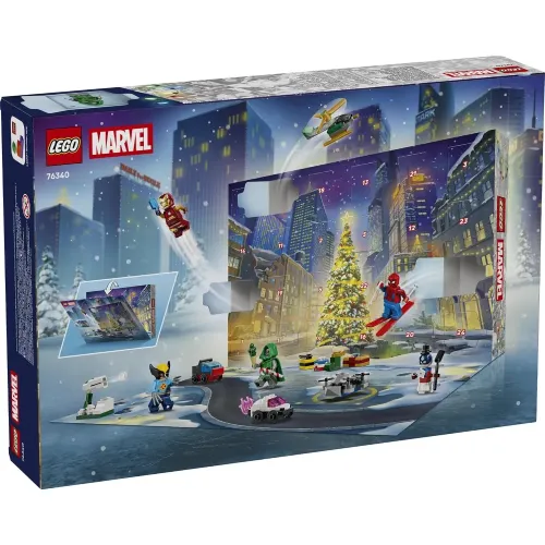 LEGO Marvel Calendario dell'Avvento 2026, retro
