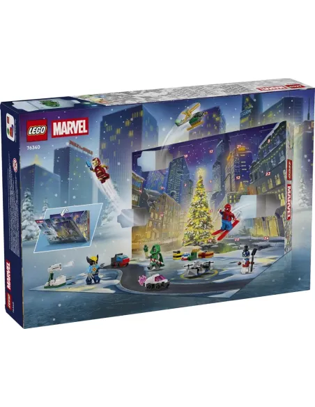 LEGO Marvel Calendario dell'Avvento 2026, retro