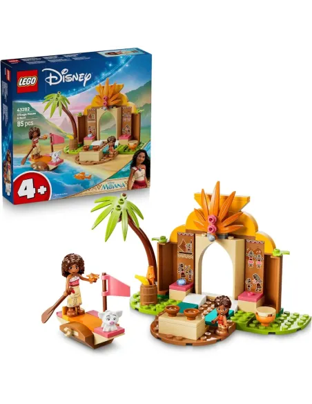 LEGO Disney Princess Casa del villaggio e barca 43282, confezione