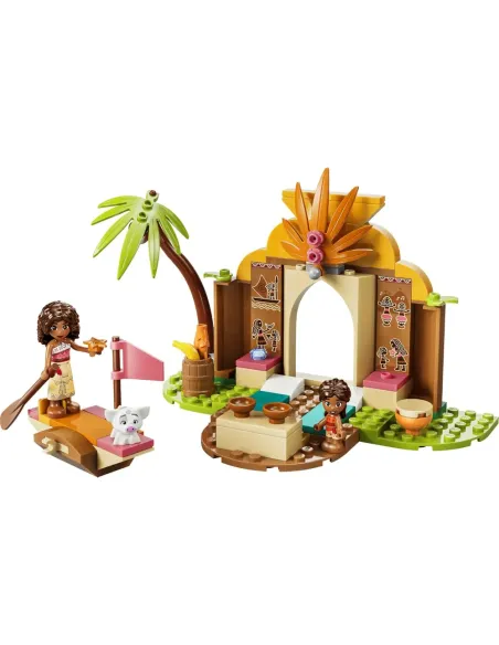 LEGO 43282 casa di Vaiana costruita