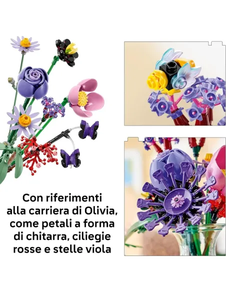LEGO Botanicals fiori viola di Olivia Rodrigo