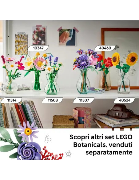 LEGO Bouquet Olivia Rodrigo esposto in casa