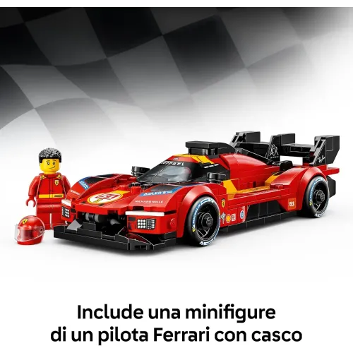 LEGO 77261 Ferrari con minifigure pilota