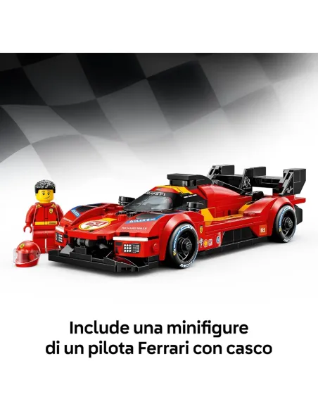 LEGO 77261 Ferrari con minifigure pilota
