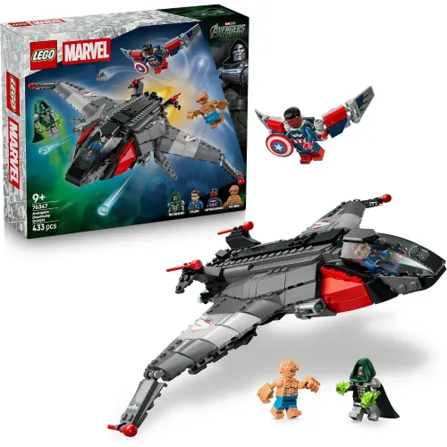 LEGO Marvel Avengers Doomsday Quinjet 76347, confezione