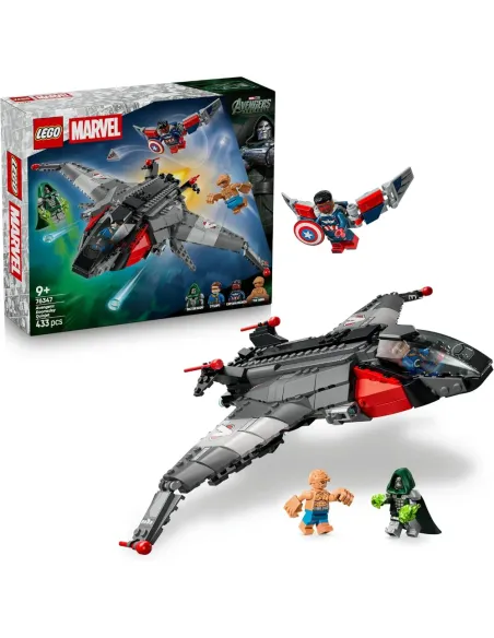 LEGO Marvel Avengers Doomsday Quinjet 76347, confezione