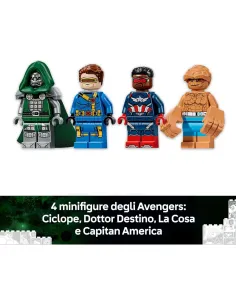 LEGO Marvel Avengers Doomsday Quinjet 76347, confezione 2