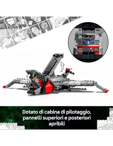 LEGO Quinjet cabina e shooter