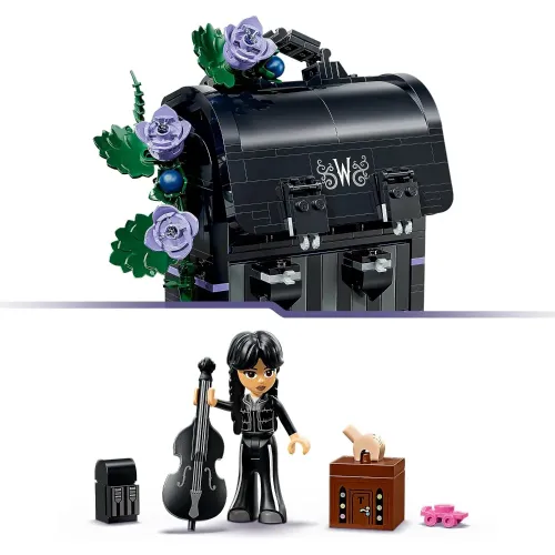 LEGO Wednesday minifigure di Mercoledì