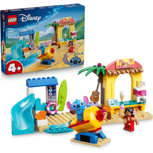 LEGO Disney Divertimento in spiaggia con Lilo e Stitch 43280, confezione