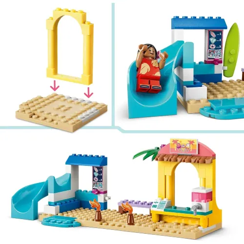 LEGO 43280 negozio di surf e chiosco