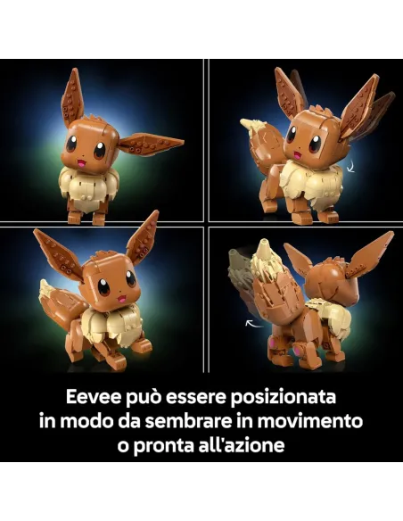 LEGO Eevee in diverse pose