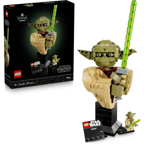 LEGO Star Wars Busto di Yoda 75438, confezione