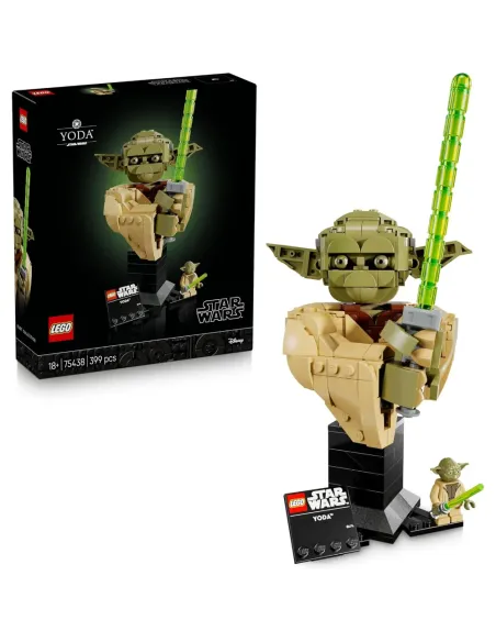 LEGO Star Wars Busto di Yoda 75438, confezione