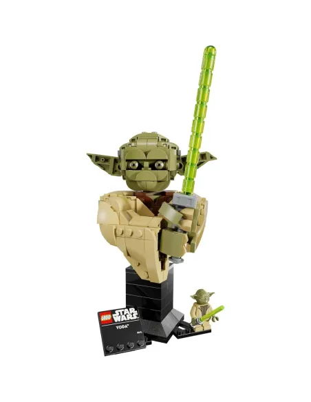 LEGO busto di Yoda costruito
