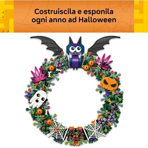 LEGO ghirlanda di Halloween costruita