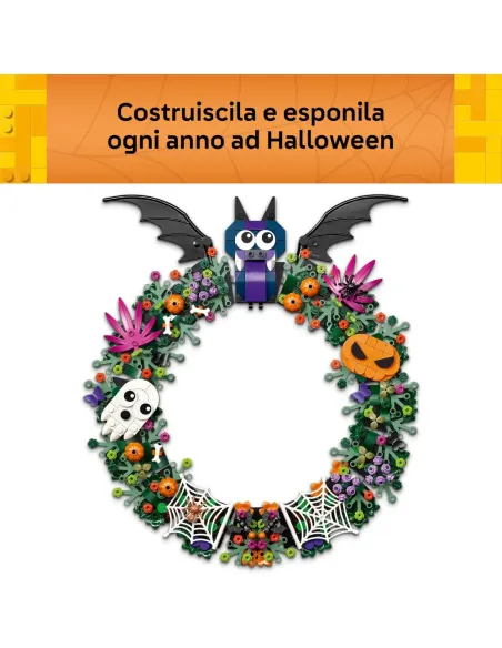 LEGO ghirlanda di Halloween costruita