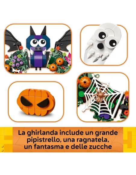 LEGO 40825 pipistrello, zucche e fantasma