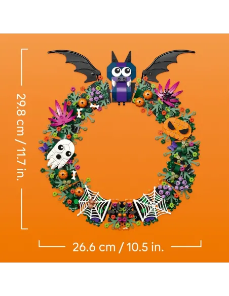 LEGO Ghirlanda di Halloween, dimensioni