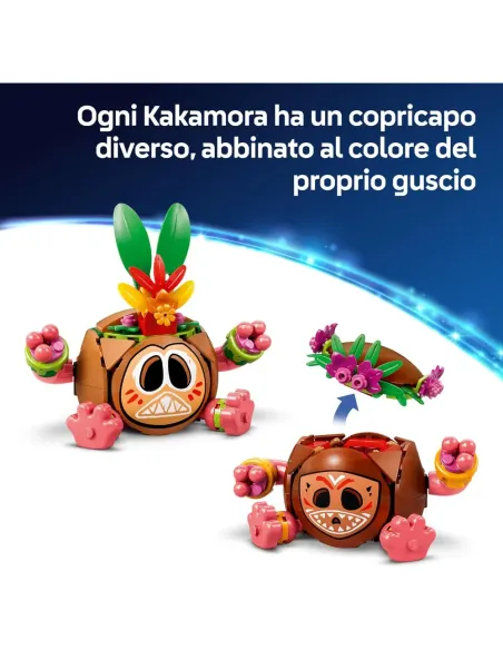 LEGO Kakamora con copricapo colorato