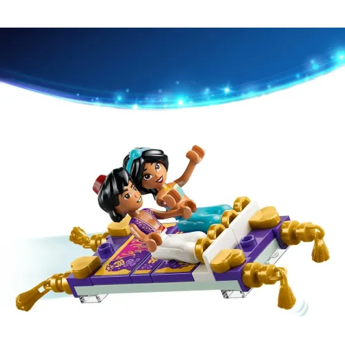 LEGO Jasmine e Aladdin sul tappeto magico