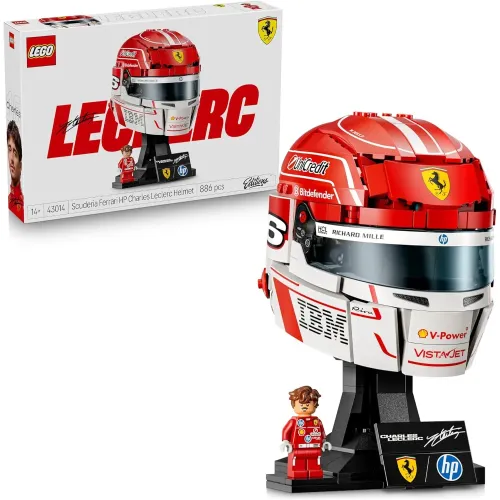 LEGO Editions Casco di Charles Leclerc 43014, confezione