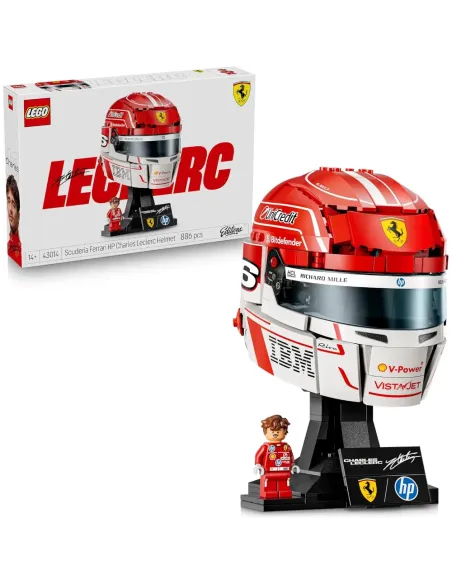 LEGO Editions Casco di Charles Leclerc 43014, confezione