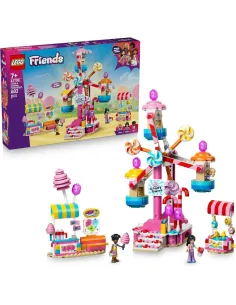 LEGO Friends Ruota panoramica Dolci e Cupcake 42700, confezione