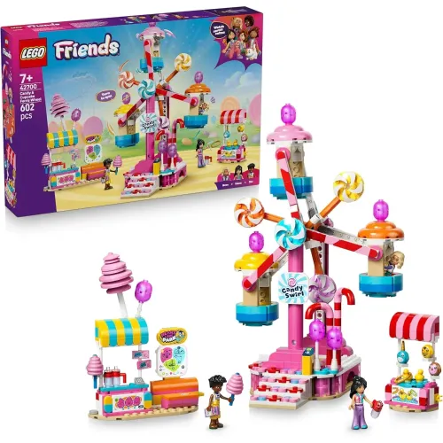 LEGO Friends Ruota panoramica Dolci e Cupcake 42700, confezione