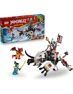 LEGO Ninjago Zilvar e Grimtak la Bestia Drago 71863, confezione