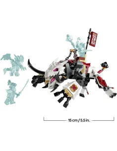 LEGO Ninjago Zilvar e Grimtak la Bestia Drago 71863, confezione 2