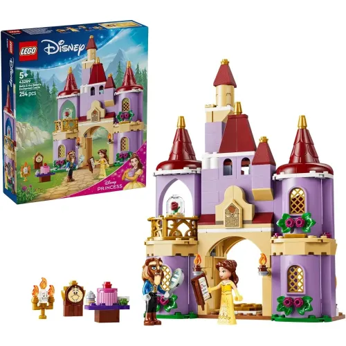 LEGO Disney Princess Belle e il castello incantato 43289, confezione