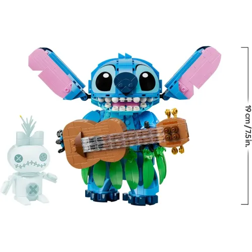 LEGO Stitch costruito con ukulele