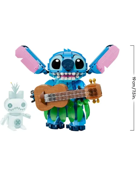 LEGO Stitch costruito con ukulele