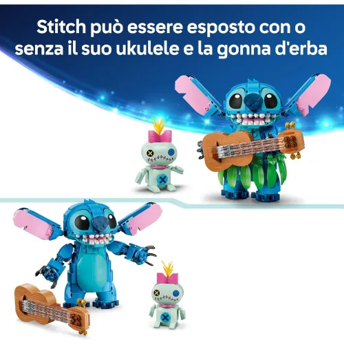 LEGO Stitch e Scrump esposti