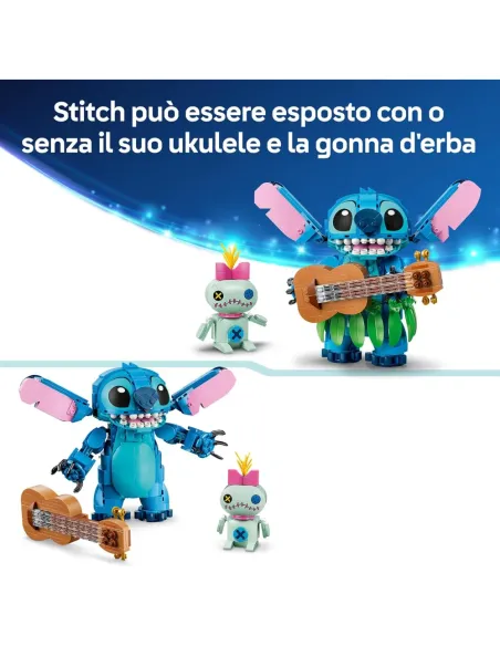 LEGO Stitch e Scrump esposti