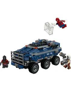 LEGO Marvel Spider-Man Inseguimento del trasportatore 76349, confezione 2
