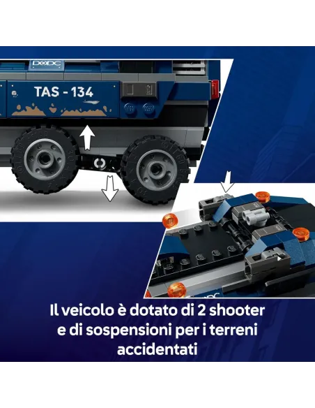 LEGO 76349 shooter e cabina