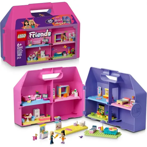 LEGO Friends Valigetta creativa Casa delle bambole 42697, confezione