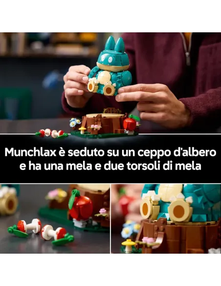 LEGO Munchlax con le mele