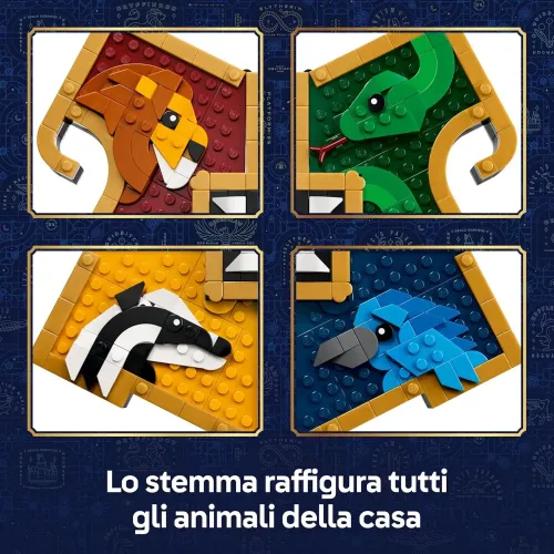 LEGO stemma sul piedistallo