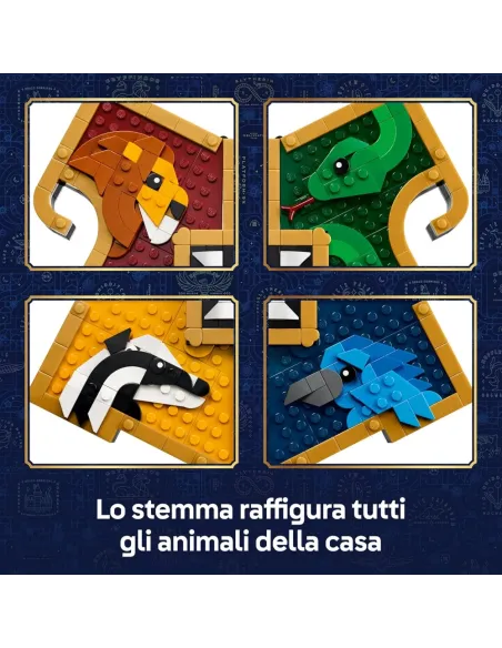 LEGO stemma sul piedistallo