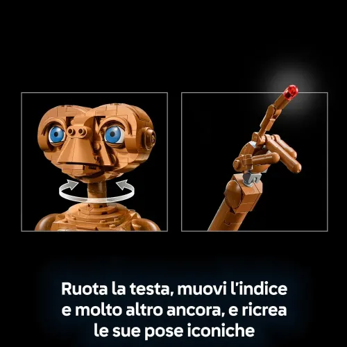 LEGO 21370 E.T. con il dito luminoso