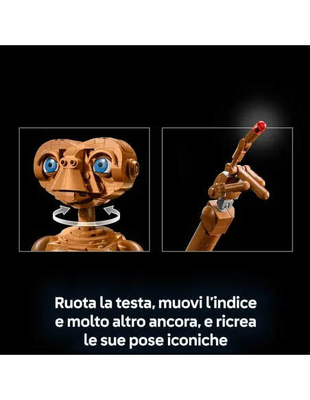 LEGO 21370 E.T. con il dito luminoso