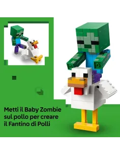 LEGO Minecraft Fantino di polli 21582, confezione 2